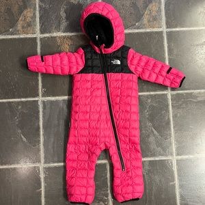 12-18 months the north face Snow bunting